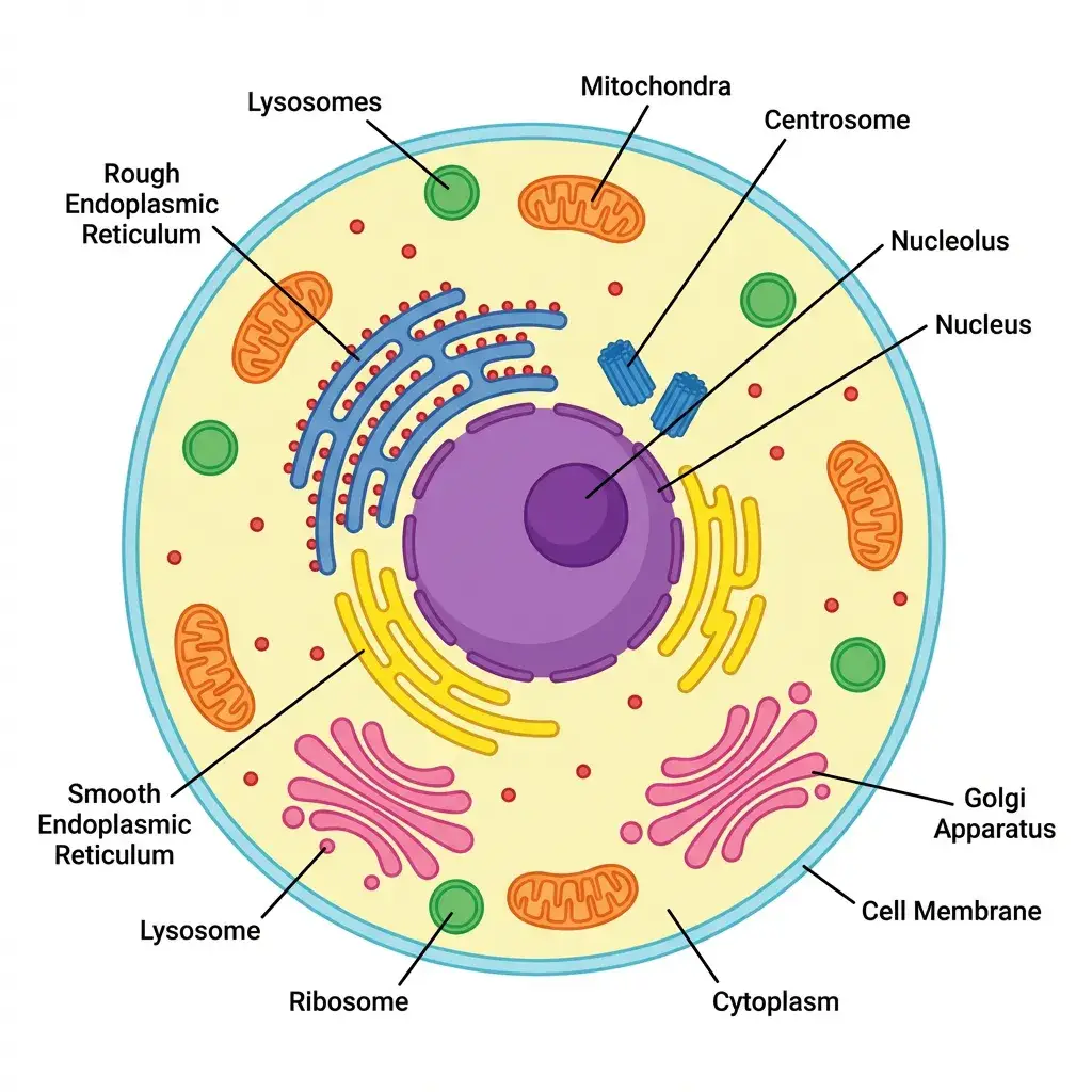 Animal Cell Diagram Generator