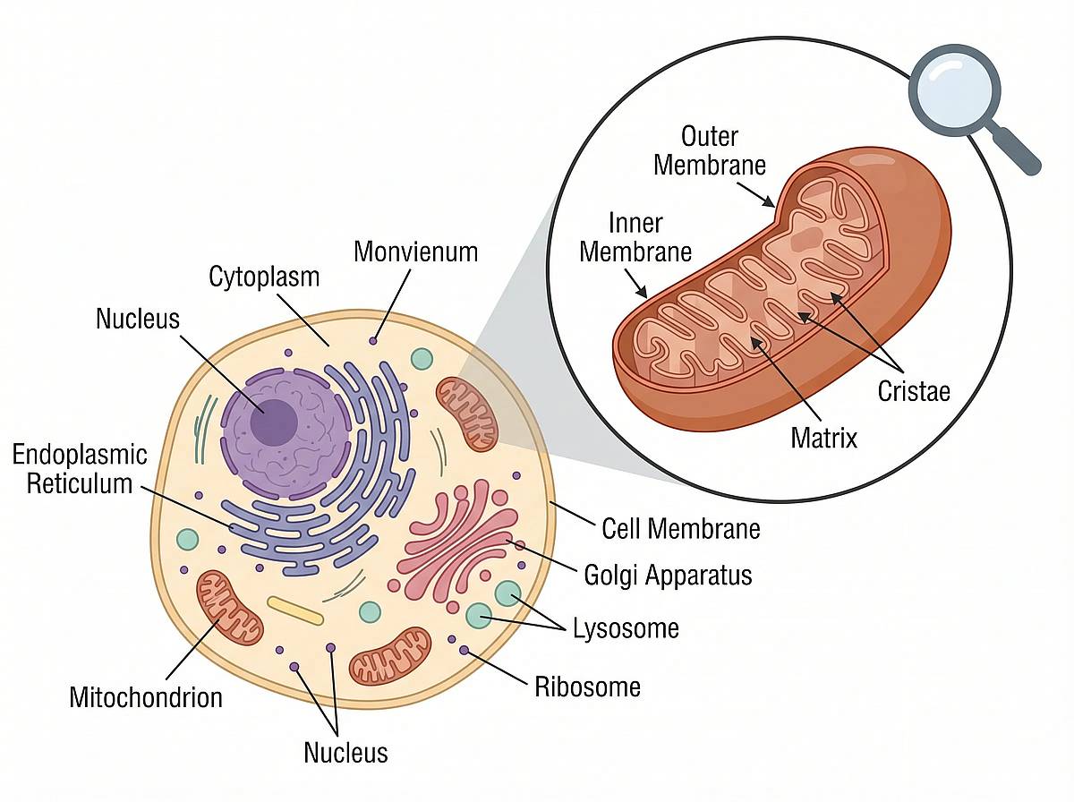 Mitochondria Focus Diagram